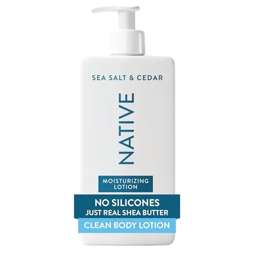 Native Sea Salt & Cedar Body Lotion pump bottle