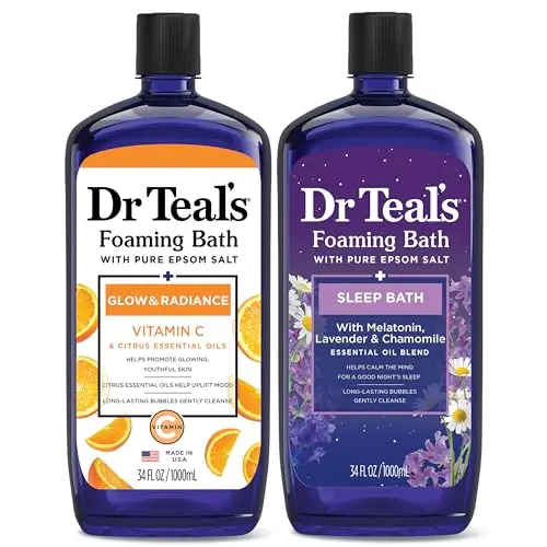 Dr Teal's Foaming Bath with Vitamin C and Sleep Blend scent