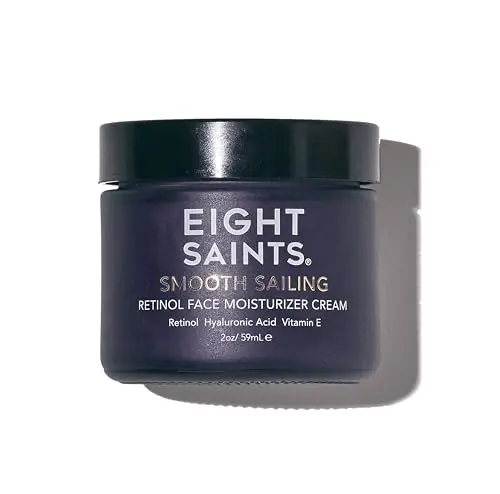 Eight Saints Retinol Facial Moisturizer Cream jar for firming