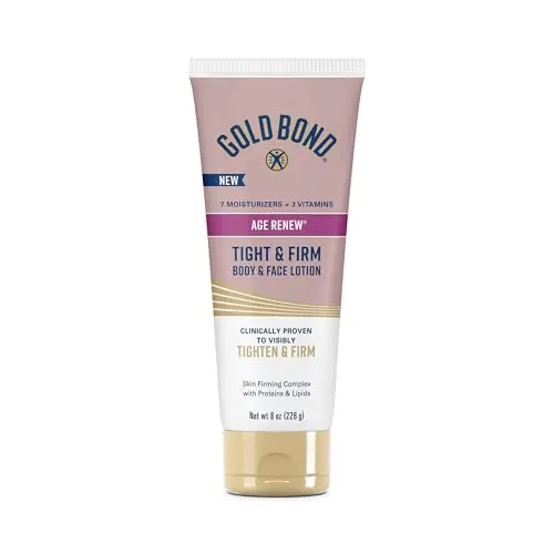 Gold Bond Age Renew Tight & Firm Body & Face Lotion bottle