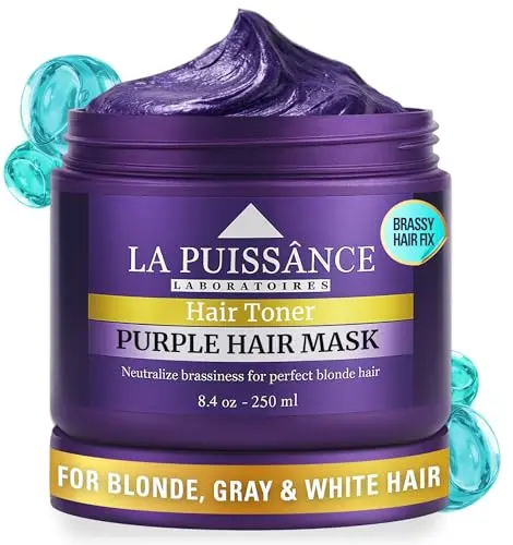 LA PUISSANCE Purple Hair Mask with Keratin and Maca