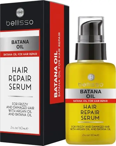Bellisso Batana Oil Hair Serum for frizz control and shine.