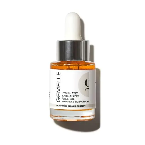 GEMELLE Lymphatic Anti-Aging Face Oil travel size bottle