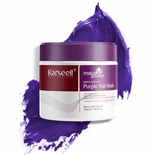 Karseell Purple Hair Mask jar