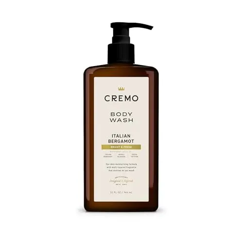 Cremo Italian Bergamot Body Wash bottle with pump