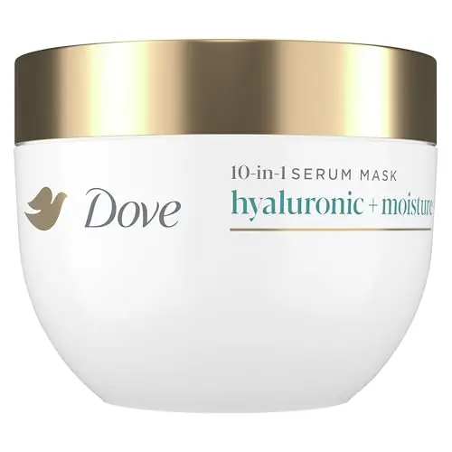 Dove Hyaluronic Moisture 10-in-1 Hydrating Hair Mask bottle