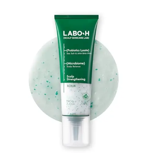 LABO-H Scalp Strengthening Scrub bottle, Korean skincare-inspired haircare