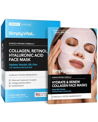 SimplyVital Collagen Facial Mask product image