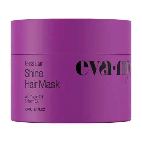 Eva NYC Anti-Frizz Hair Mask for Instant Shine jar