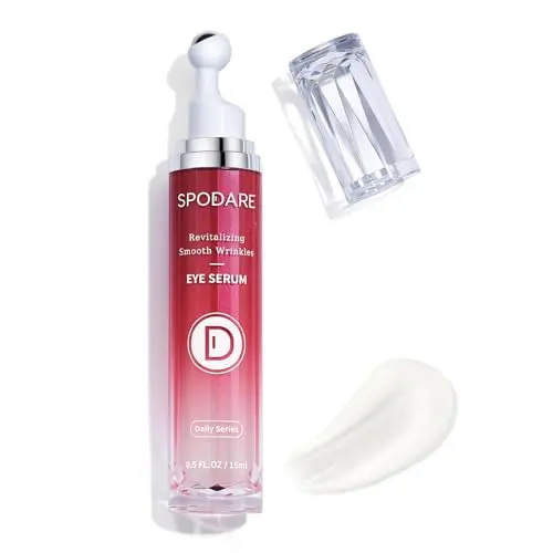 SPODARE Caffeine & Retinol Eye Serum bottle with roller