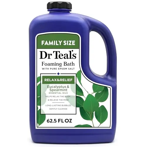 Dr Teal's Foaming Bath with Eucalyptus and Spearmint scent
