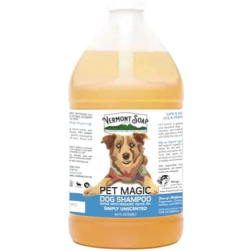 Vermont Soap Organics USDA Certified Pet Shampoo large bottle