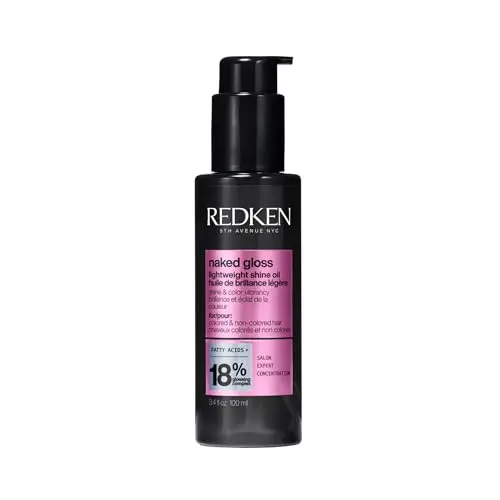 Redken Naked Gloss Shine Hair Oil bottle