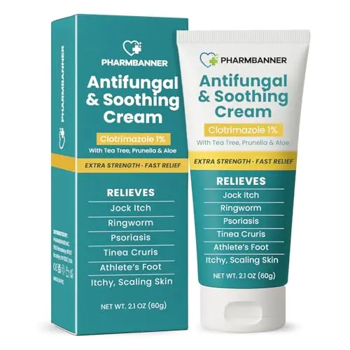 Extra Strength Antifungal Cream for Jock Itch and Athlete's Foot tube