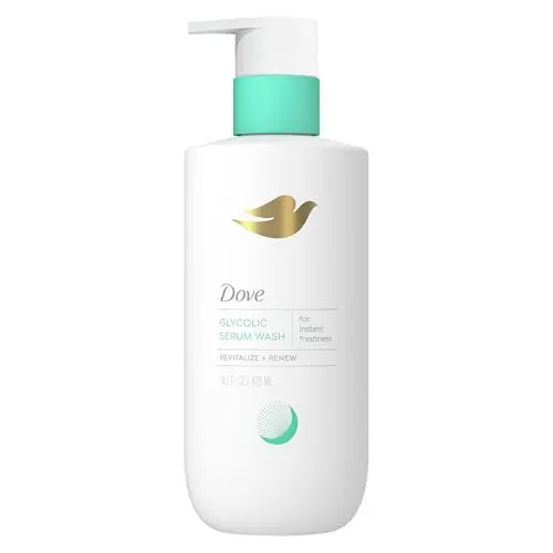 Dove Glycolic Serum Body Wash bottle
