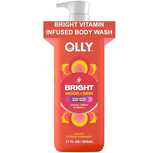 OLLY Bright Body Wash with Ginseng and Caffeine