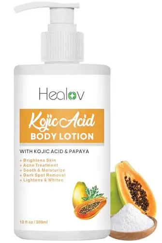Kojic Acid Lotion skin brightening body lotion bottle