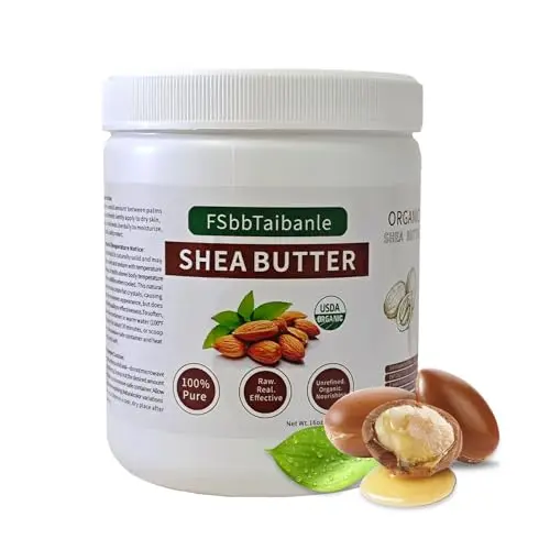 FSbbTaibanle raw shea butter in a package for DIY skincare and moisturizing