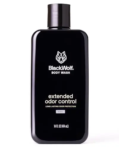 Black Wolf Deodorizing Body Wash for Men bottle