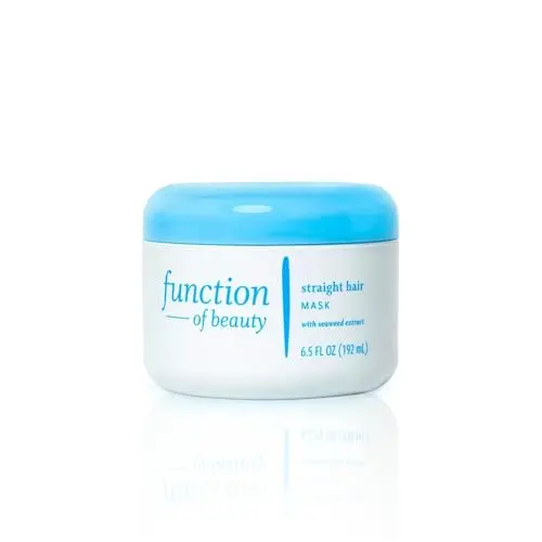 Function of Beauty Straight Hair Mask in a pink jar