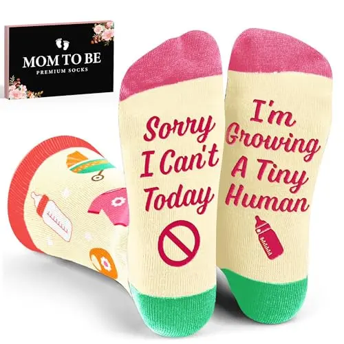 SOCKJAR beautiful pregnancy socks for expecting moms in festive packaging
