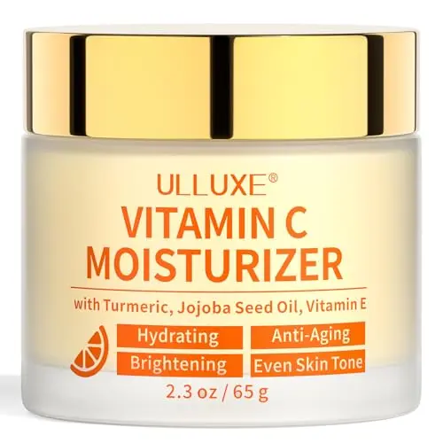 ulluxe Vitamin C and Turmeric face cream jar