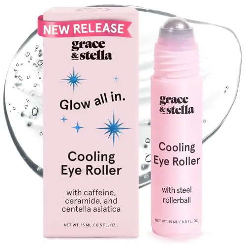 grace & stella Under Eye Brightener with cooling metal rollerball