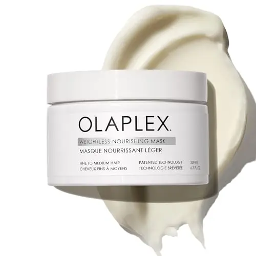 Olaplex Weightless Nourishing Mask in white and grey packaging