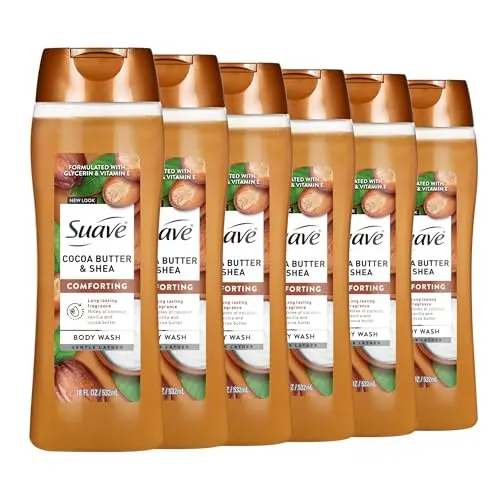 Suave Cocoa Butter and Shea Body Wash multi-pack for winter
