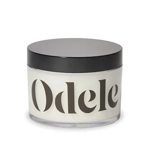 Odele Scalp + Body Scrub jar with sugar crystals