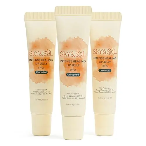 Sky & Sol Lip Balm SPF 25 three-pack jelly tubes