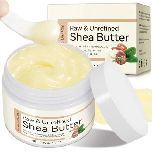 USBSREGARDS unrefined shea butter for skin and hair hydration