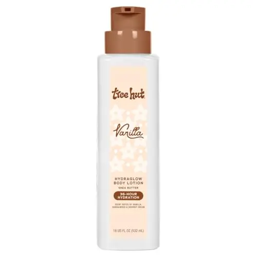 Tree Hut Hydraglow vanilla body lotion bottle
