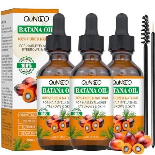 QUNGCO 3 Pack Batana Oil for hair growth