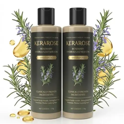 Naxifaxl Kerarose Rosemary Shampoo for hair growth bottles