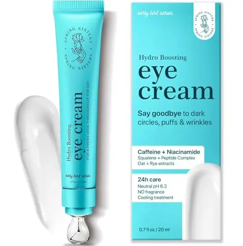 SPRING SISTERS Under Eye Cream with zinc massage roller
