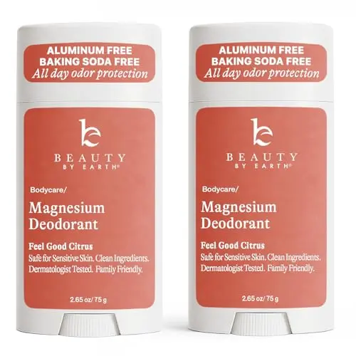 Beauty by Earth aluminum-free deodorant stick with citrus scent